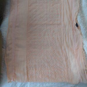 Sheer Pink Infinity Boho AE Scarf
